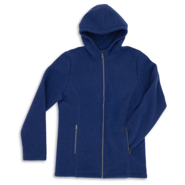 Wolljacke Engel Jacke mit Kapuze Herren (Gr 50/52 |blau)