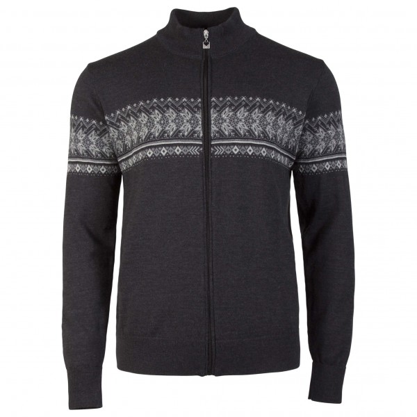 Image of Dale of Norway - Hovden Jacket - Merinopullover Gr L grau/schwarz