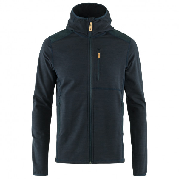 Image of Fjällräven - Keb Fleece Hoodie - Fleecejacke Gr L blau/schwarz bei Bergfreunde.ch - der Outdoor Shop