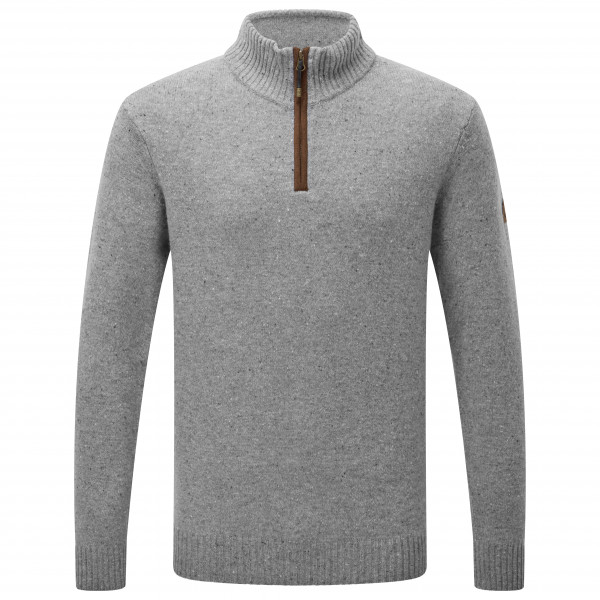 Sherpa Kantega Quarter Zip Sweat Merinotrui Grijs