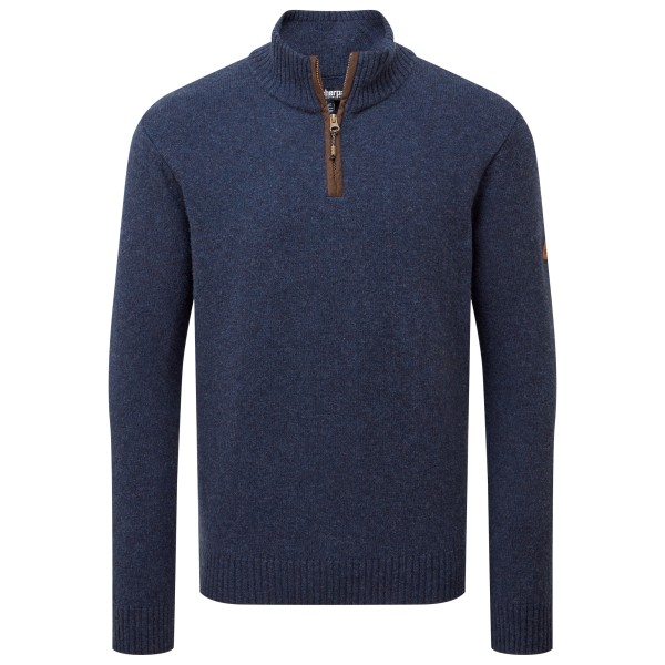 Sherpa Kantega Quarter Zip Sweat Merinotrui Blauw