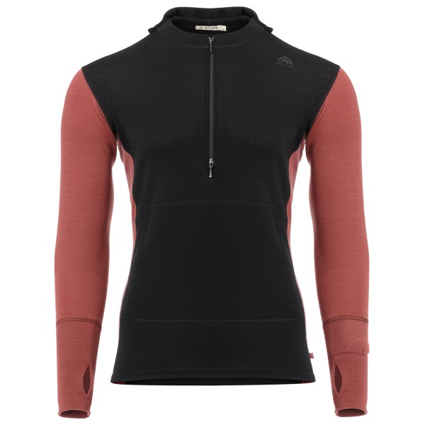 Aclima Warmwool Hood Sweater Net Merinopullover Men (Gr XS |schwarz)