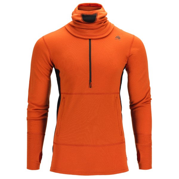 Image of Aclima - Warmwool Hood Sweater Net - Merinopullover Gr L;M;S;XL;XS;XXL grau;rot;schwarz