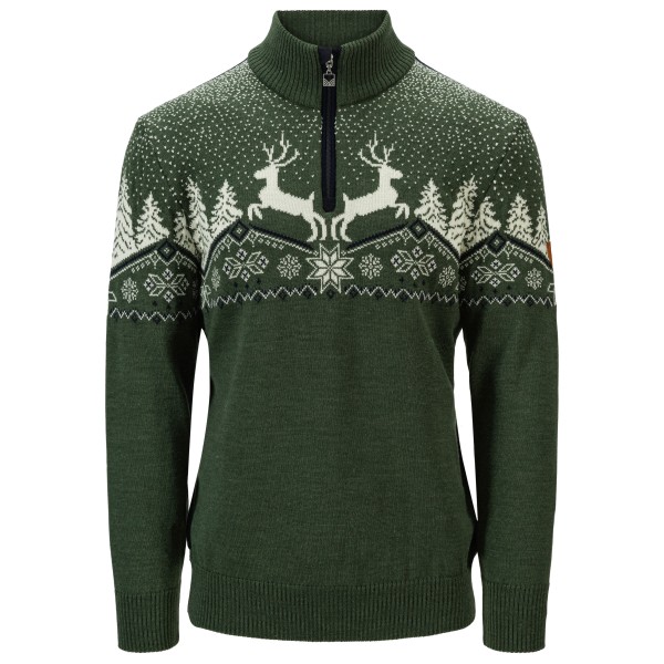 Dale of Norway Dale Christmas Sweater Merinotrui olijfgroen