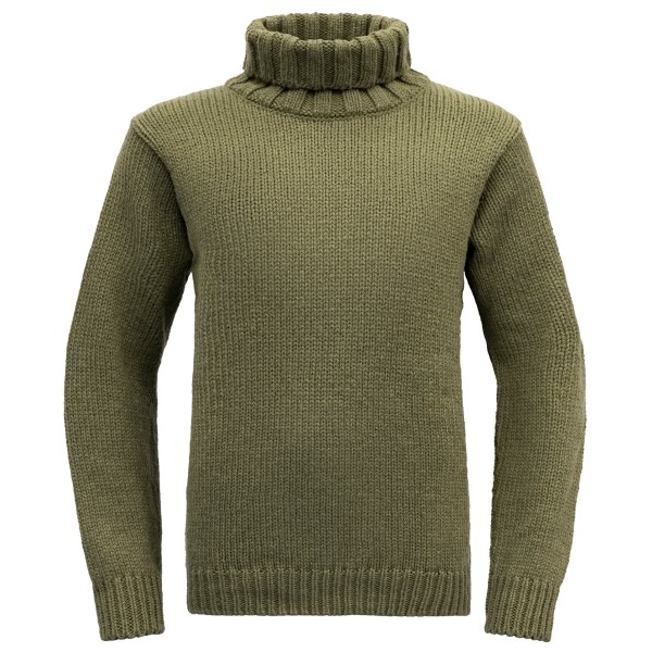 Image of Devold - Nansen Sweater High Neck - Wollpullover Gr M oliv