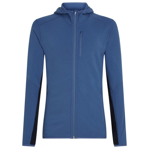 Image of Icebreaker - Descender L/S Zip Hood - Fleecejacke Gr M blau