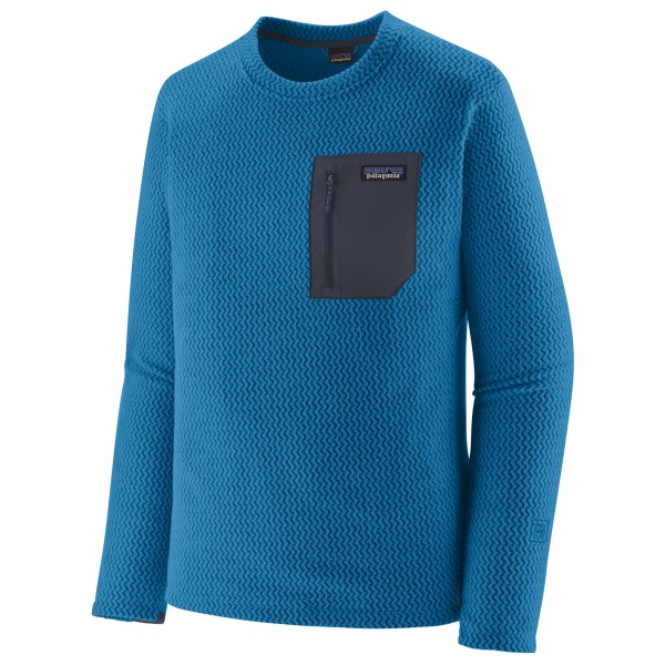 Image of Patagonia - R1 Air Crew - Fleecepullover Gr L blau