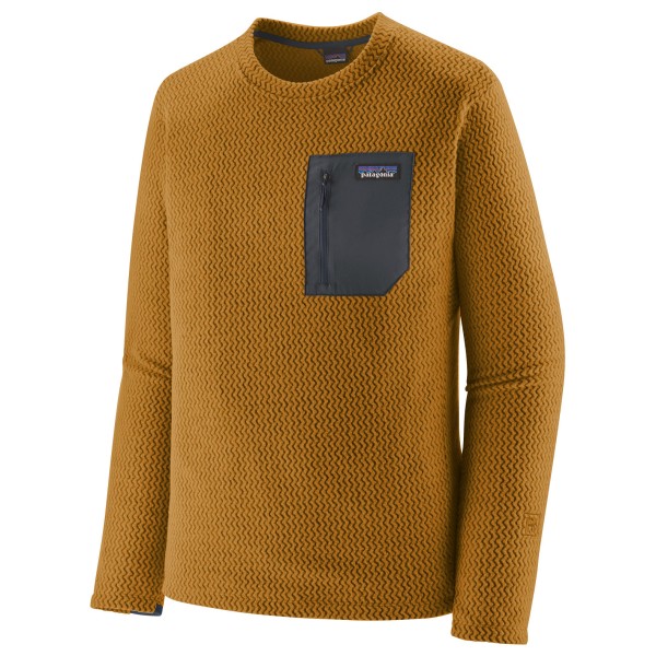 Image of Patagonia - R1 Air Crew - Fleecepullover Gr L braun