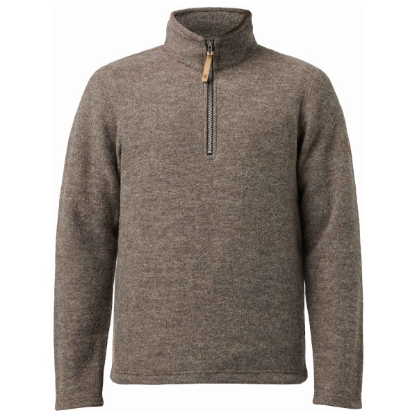Ivanhoe of Sweden Brodal Half Zip Wollen trui Bruin