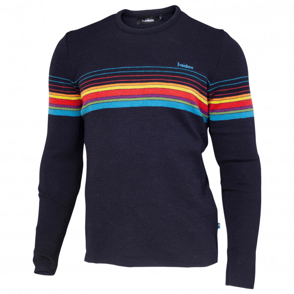 Image of Ivanhoe of Sweden - Retro-Hang Loose - Wollpullover Gr L blau