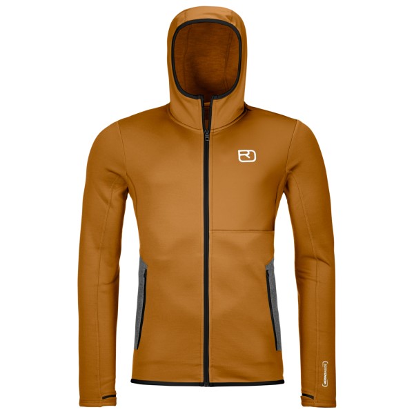 Ortovox Fleece Hoody Fleecevest Bruin