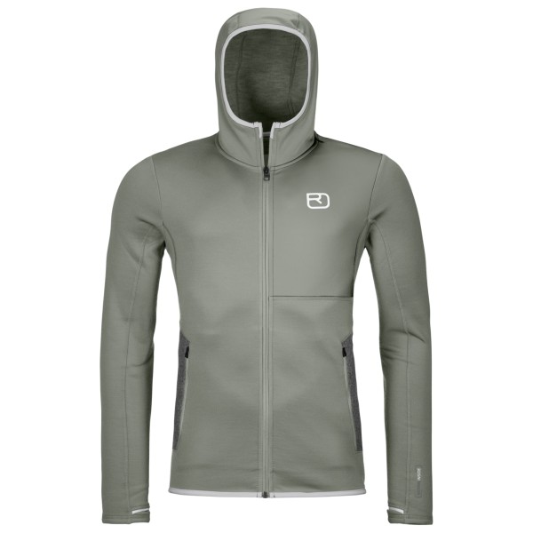 Ortovox Fleece Hoody Fleecevest Grijs