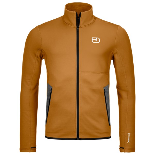 Ortovox Fleece Jacket Merinovest Bruin
