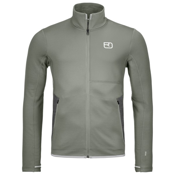 Ortovox Fleece Jacket Merinovest Grijs