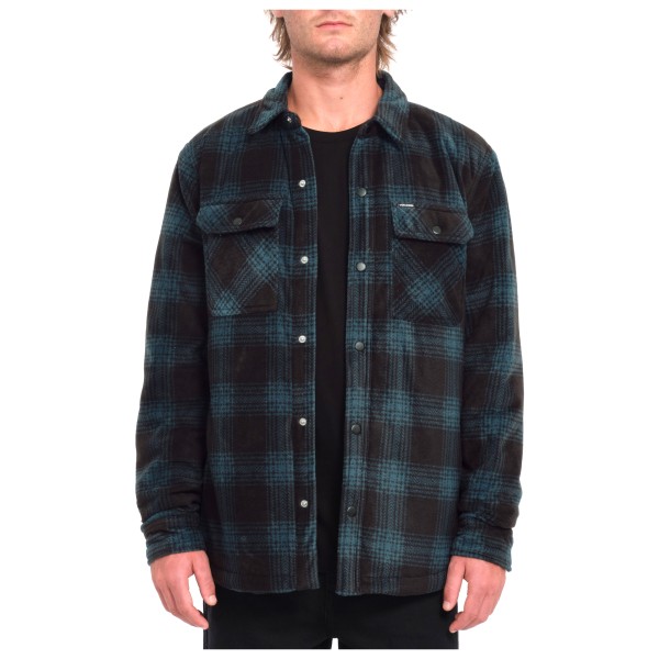 Image of Volcom - Bowered Fleece L/S - Fleecejacke Gr L schwarz