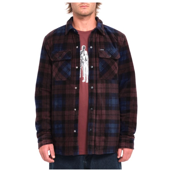 Image of Volcom - Bowered Fleece L/S - Fleecejacke Gr M schwarz