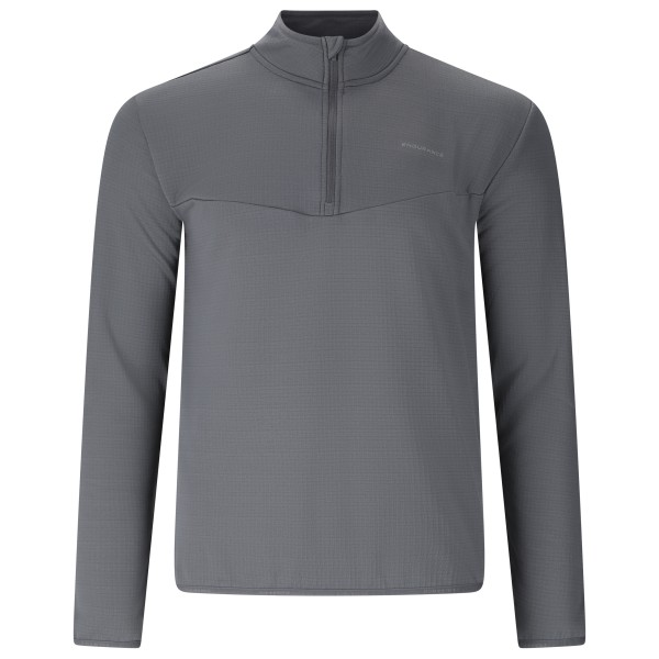 ENDURANCE Ledger Waffle Melange Midlayer Fleecetrui Grijs