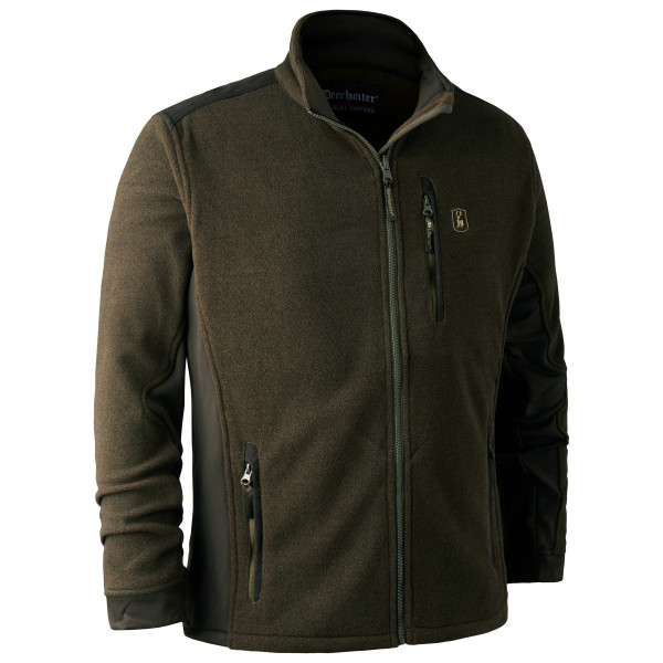Image of Deerhunter - Muflon Zip-In Fleece Jacket - Fleecejacke Gr 62 oliv/schwarz bei Bergfreunde.ch - der Outdoor Shop