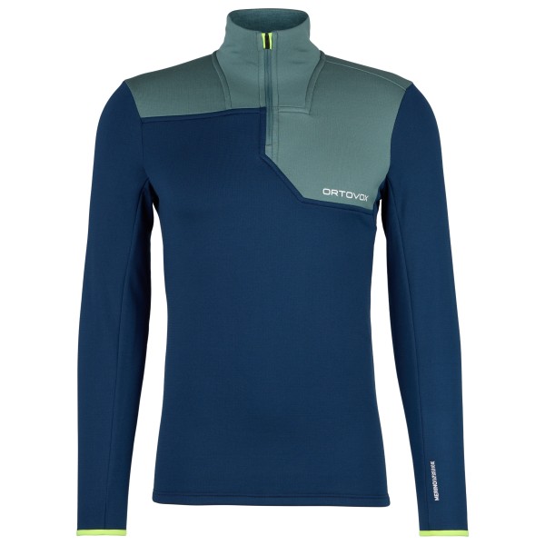 Image of Ortovox - Fleece Light Zip Neck - Longsleeve Gr L;M;S;XL;XXL blau;rot;schwarz