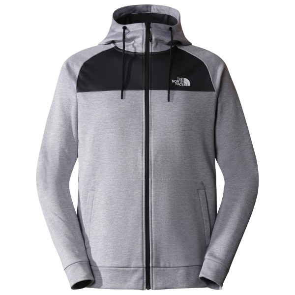 Image of The North Face - Reaxion Fleece Fullzip Hoodie - Fleecejacke Gr L grau