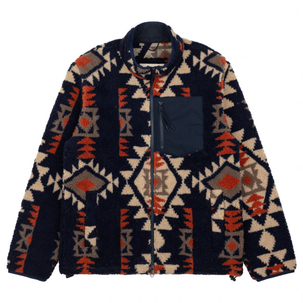 Image of Revolution - Short Printed Fleece Jacket with High Collar - Fleecejacke Gr L;M;S;XL;XXL bunt