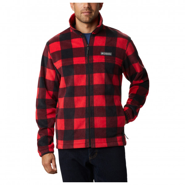 Image of Columbia - Steens Mountain Printed Jacket - Fleecejacke Gr L rot