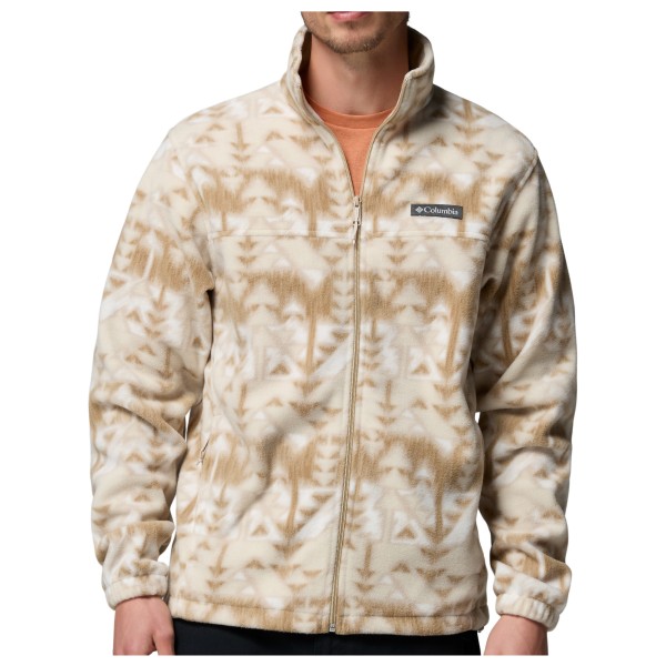 Columbia - Steens Mountain Printed Jacket - Fleecejacke Gr M beige