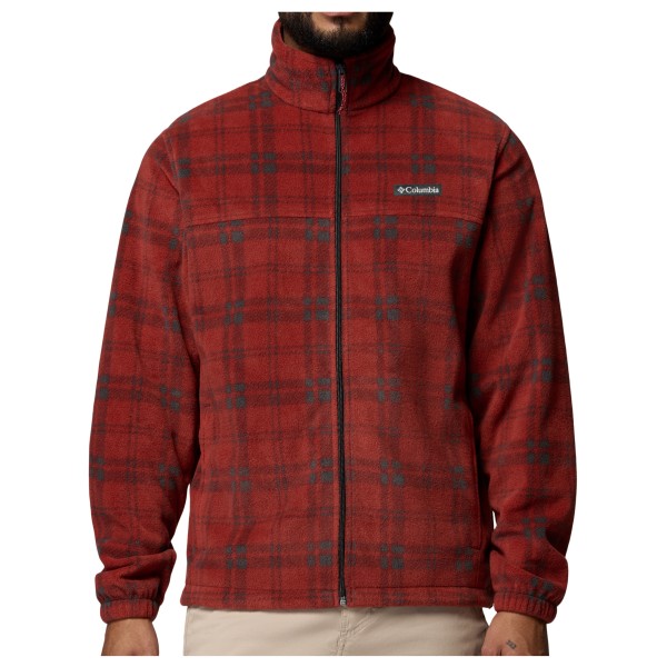 Columbia - Steens Mountain Printed Jacket - Fleecejacke Gr S rot