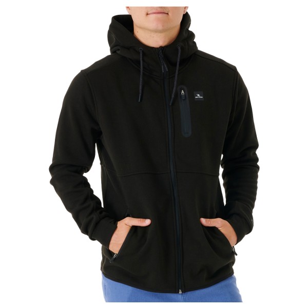 Rip Curl - Anti Series Departed Zip Through - Fleecejacke Gr XL schwarz