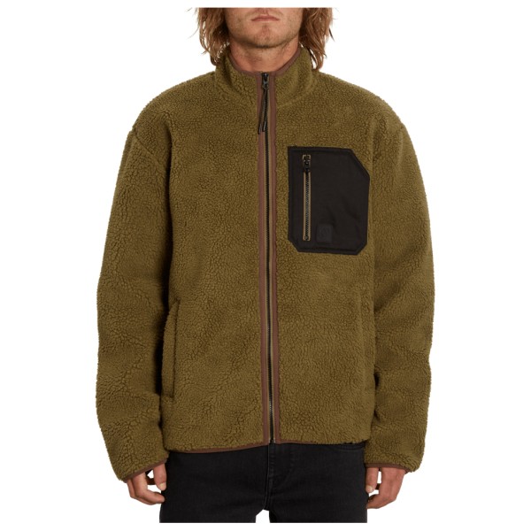 Image of Volcom - Muzzer Fuzzar Zip - Fleecejacke Gr L;M;S;XL braun bei Bergfreunde.ch - der Outdoor Shop