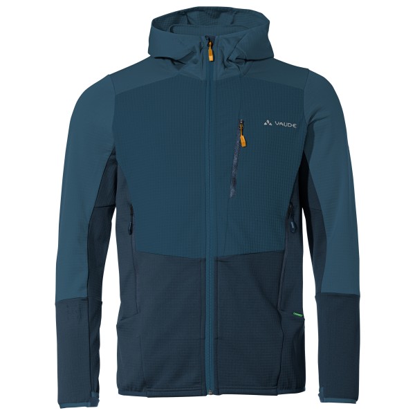 Image of Vaude - Monviso Hooded Grid Fleece Jacket - Fleecejacke Gr L blau