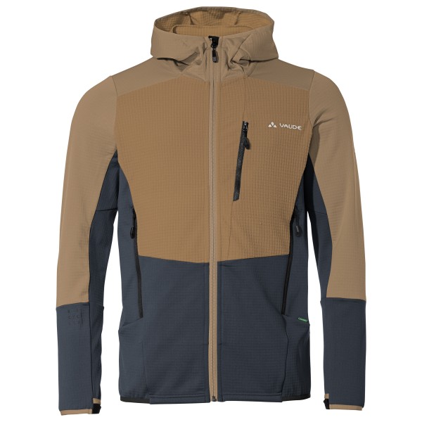 Image of Vaude - Monviso Hooded Grid Fleece Jacket - Fleecejacke Gr L beige