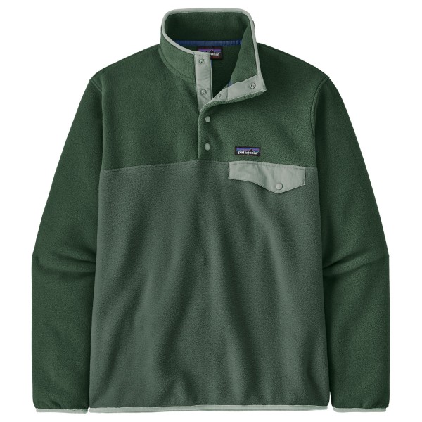 Patagonia Lightweight Synch Snap-T P/O Fleecetrui Groen