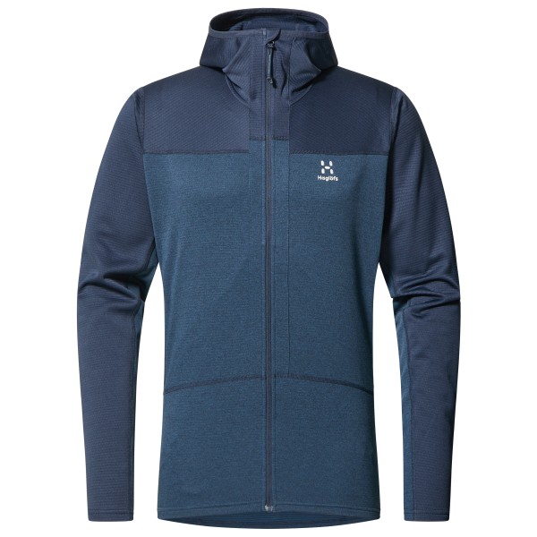 Image of Haglöfs - Roc Flash Mid Hood - Fleecejacke Gr L;M;S;XL;XXL blau;bunt;rot;schwarz