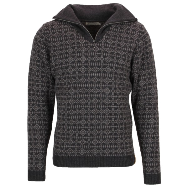 Image of Albmerino - Troyer Norweger - Wollpullover Gr L;M;S;XL grau