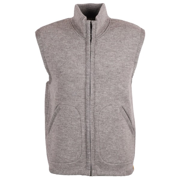 Image of Albmerino - Walk Stehkragen Weste - Wollgilet Gr XL grau