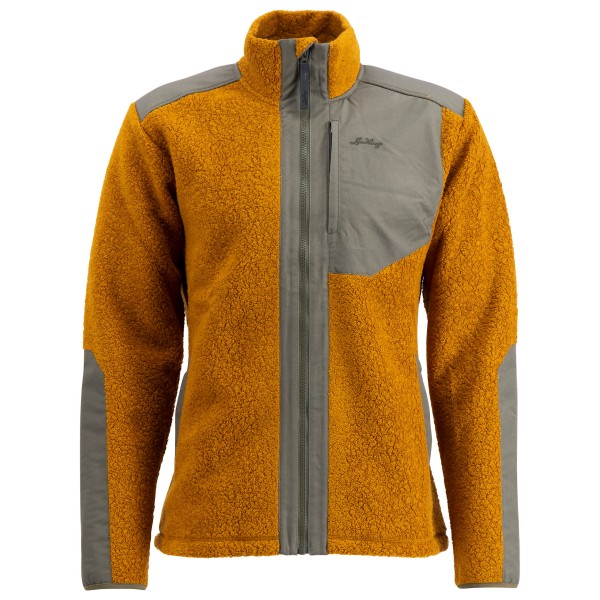 Image of Lundhags - Saruk Wool Pile Mid Full Zip - Fleecejacke Gr L;M;S;XL beige;schwarz/grau