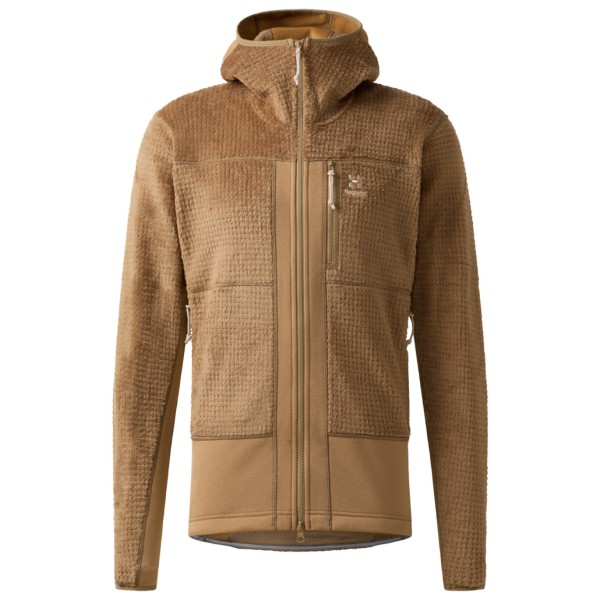 Haglöfs – Vassi Mid Hood – Fleecevest maat L, Bruin