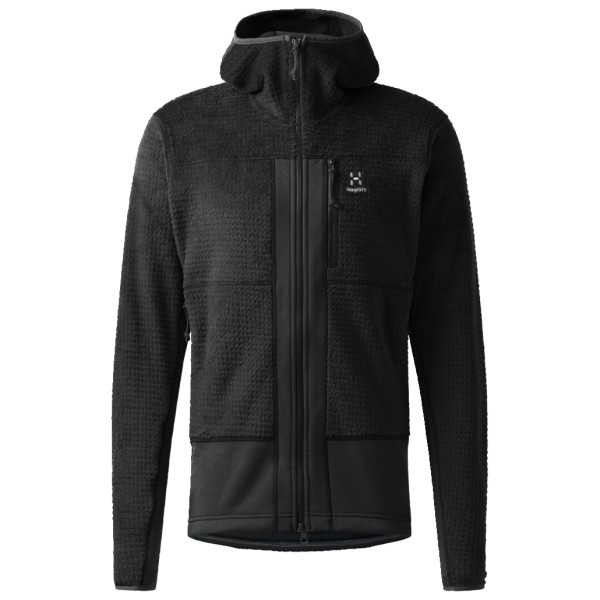 Haglöfs Vassi Mid Hood Fleecevest Zwart