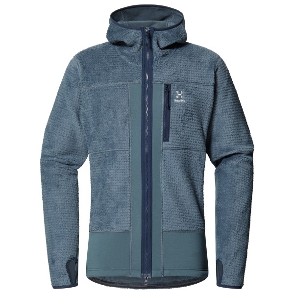 Image of Haglöfs - Vassi Mid Hood - Fleecejacke Gr L;M blau/grau;oliv