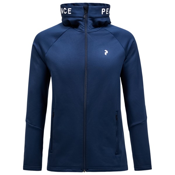 Image of Peak Performance - Rider Zip Hood - Fleecejacke Gr L blau