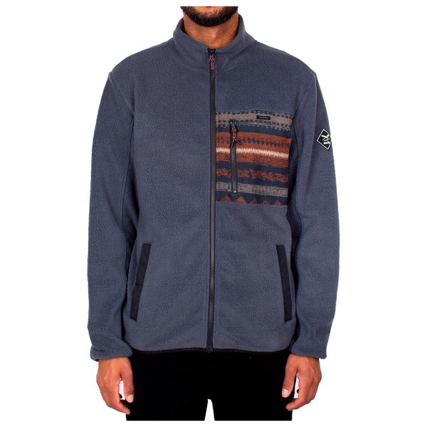 Iriedaily - Wonderer Track Jacket - Fleecejacke Gr XXL blau