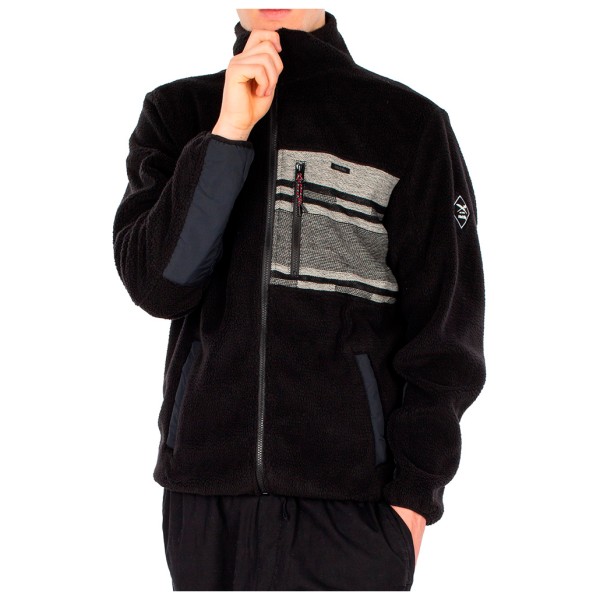 Image of Iriedaily - Wonderer Track Jacket - Fleecejacke Gr L schwarz
