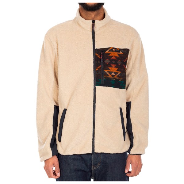 Image of Iriedaily - Wonderer Track Jacket - Fleecejacke Gr L beige