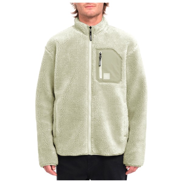 Image of Volcom - Muzzer Fuzzar Zip - Fleecejacke Gr L beige