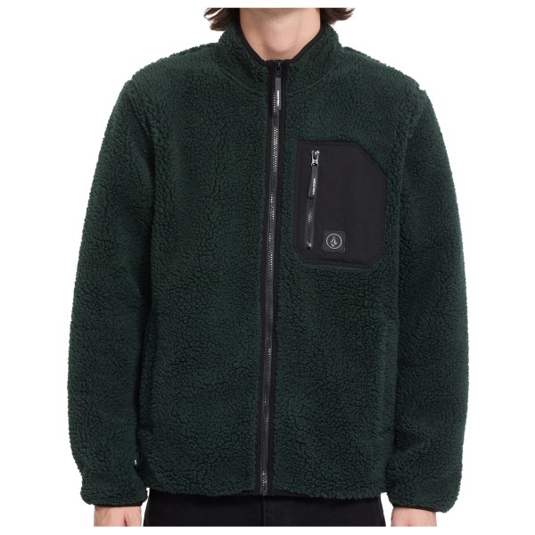 Volcom Muzzer Fuzzar Zip Fleecevest Zwart