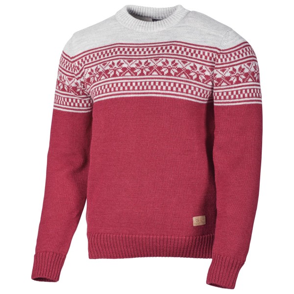Ivanhoe of Sweden - Vidar Crewneck - Wollpullover Gr S grau;rosa
