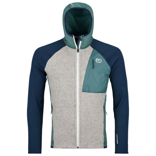 Image of Ortovox - Fleece Grid Plus Classic Knit Hoody - Fleecejacke Gr XXL grau