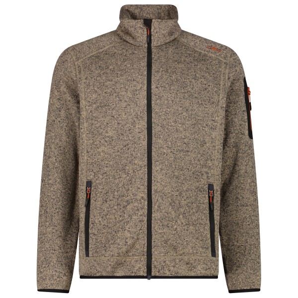 CMP Jacket Jacquard Knitted 3H60747N Fleecevest Bruin