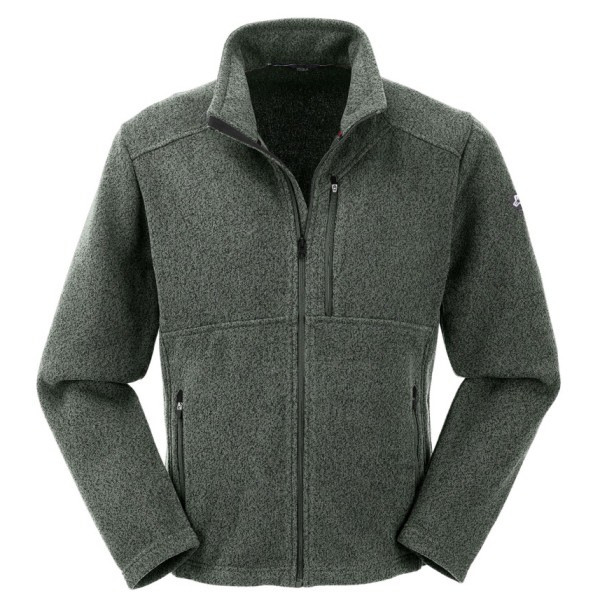 Image of Maul Sport - Oberstdorf II Strickfleece - Fleecejacke Gr 48 grau/oliv